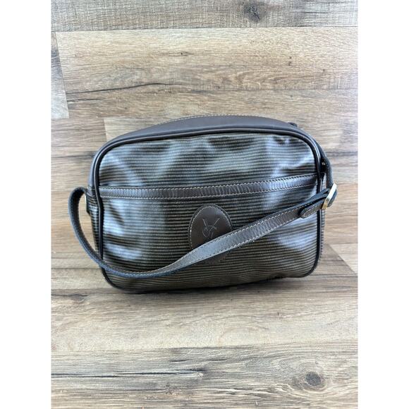 Yves Saint Laurent YSL Shoulder Bag Purse Triangle Logo Vintage - Picture 2 of 13